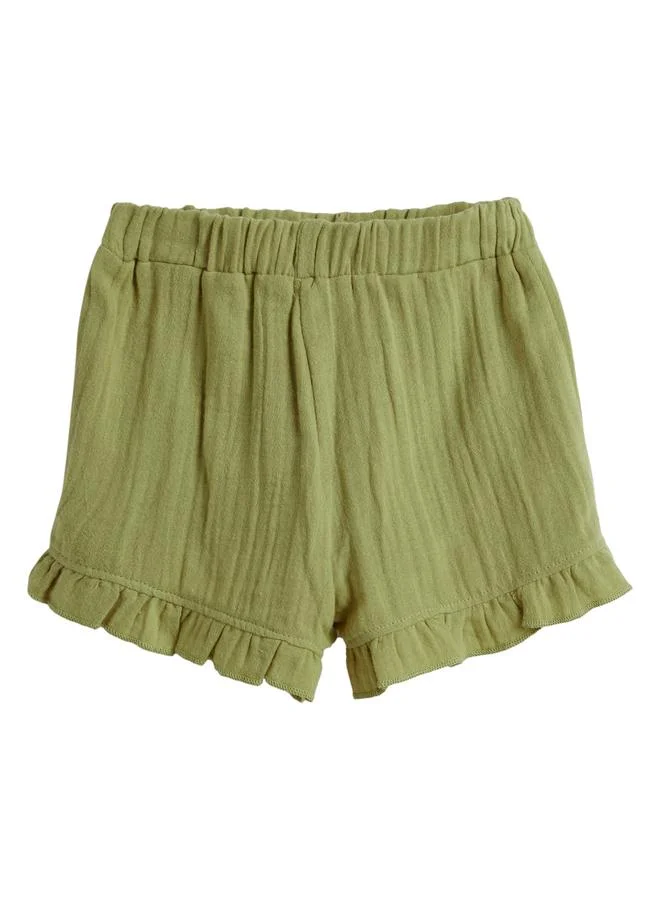 Dirkje Girls Fringe Design T-Shirt and Shorts Set